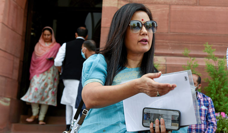 The Ethics Committee has approved a report recommending Mahua Moitra's ouster from the Lok Sabha.